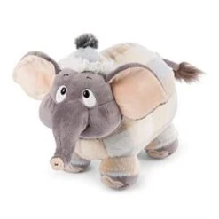 Nici Eléphant D'hiver Debout En Peluche Amadou En Habit De Neige, 25 Cm