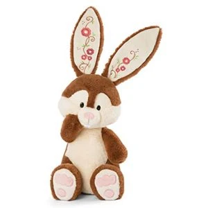 Nici Poline 35 Cm – Peluches Filles, Garçons Et Bébés – Doudou Lapin à Câliner Et Pour Jouer – Jouets Animaux Pour Dormir – Collection Forest Friends, 47342, Marron/Beige