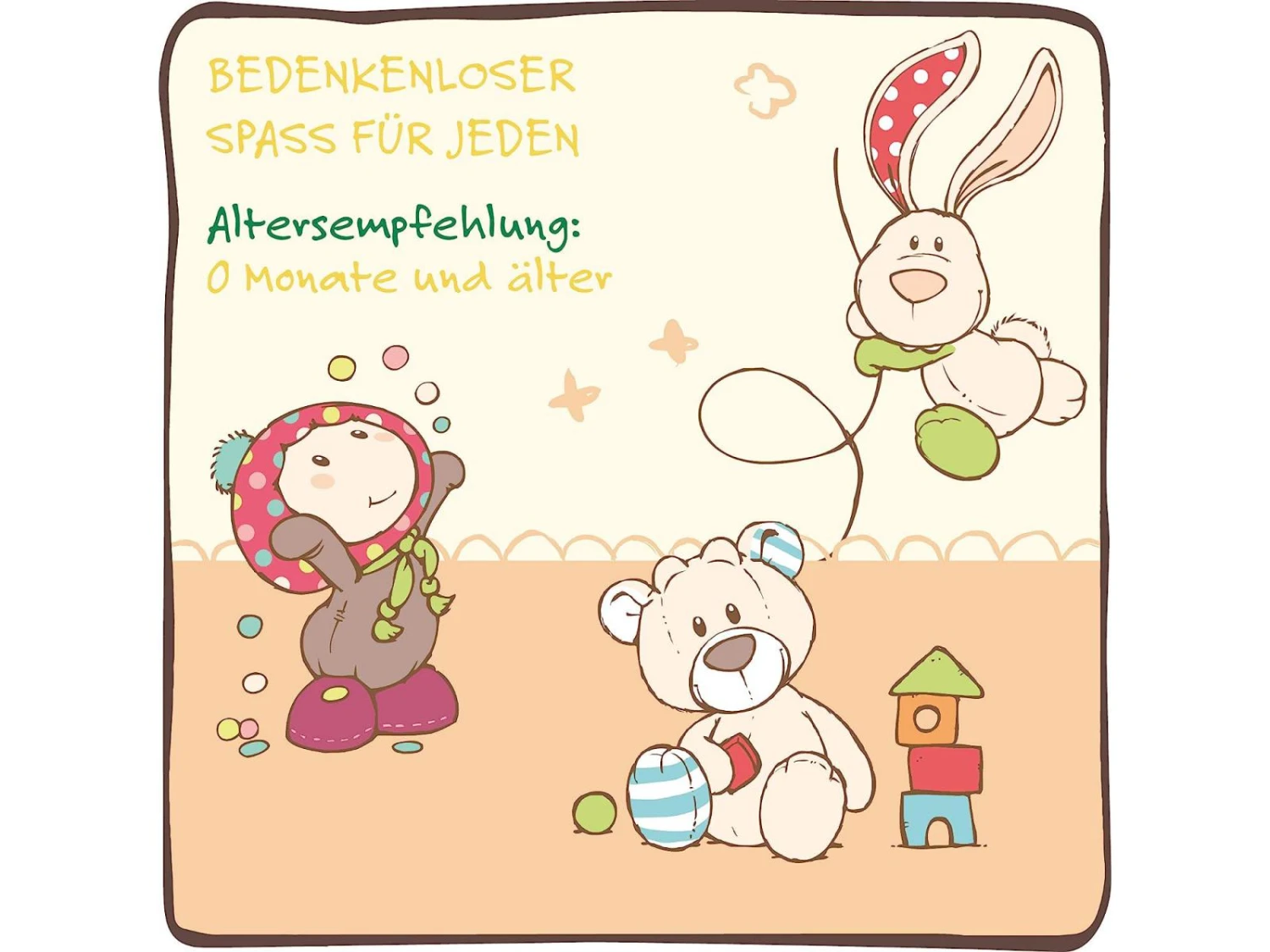 Nici 40037 - Comforter Dog Mum+Dad=Me 25x25cm - Image 5